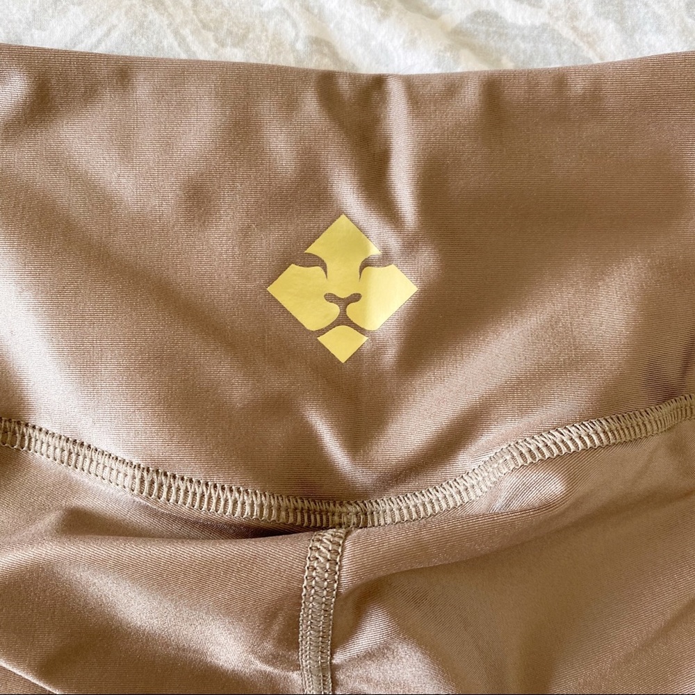 FIERCE + REGAL The Biker Short Tan XXS NWT - Picture 7 of 8